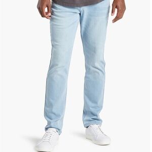 Men's Light Blue Straight Jeans